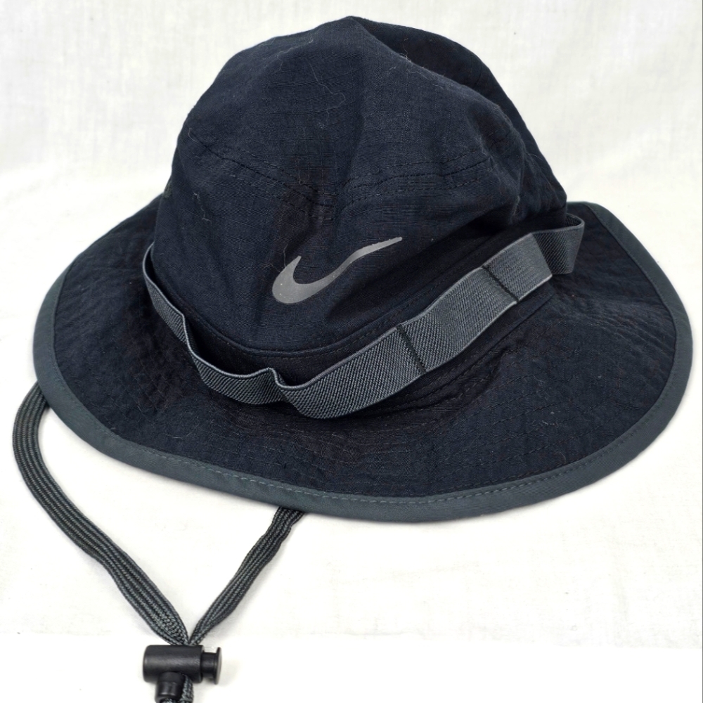 Nike Dri-Fit Hat Black Adjustable Strap Size Small/Medium